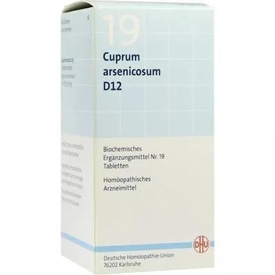 BIOCHEMIE DHU 19 Cuprum arsenicosum D 12 δισκία, 420 κάψουλες