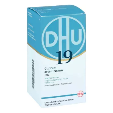 BIOCHEMIE DHU 19 Cuprum arsenicosum D 12 δισκία, 420 κάψουλες