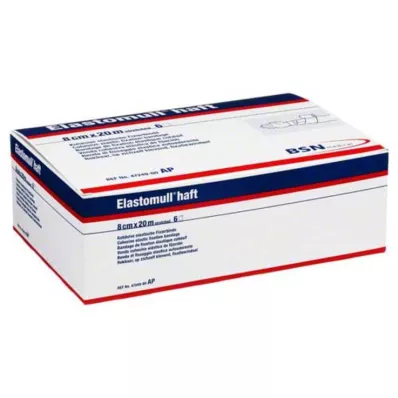 ELASTOMULL αυτοκόλλητος επίδεσμος στερέωσης 8 cmx20 m, 6 τεμ