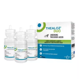THEALOZ οφθαλμικές σταγόνες Duo, 3X10 ml