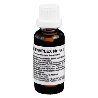 Regenaplex Νο. 64 g σταγόνες, 30 ml