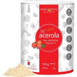 ACEROLA 100% καθαρή βιολογική φυσική βιταμίνη C σε σκόνη, 500 g