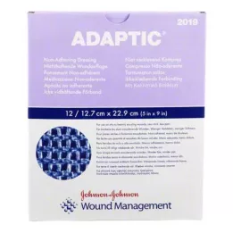 ADAPTIC 12,7x22,9 cm υγρό επίθεμα τραύματος, 12 τεμάχια