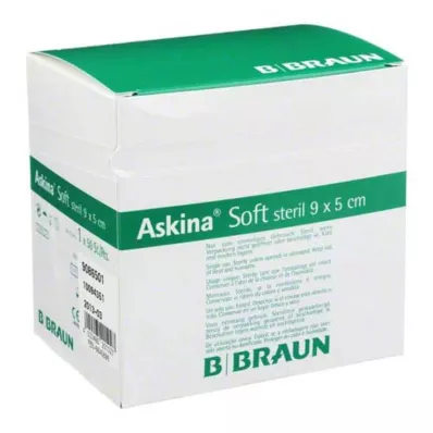 ASKINA Μαλακός επίδεσμος τραύματος 5x9 cm αποστειρωμένος, 50 τεμάχια