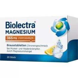 BIOLECTRA Μαγνήσιο 365 mg fortissimum lemon, 20 τεμάχια