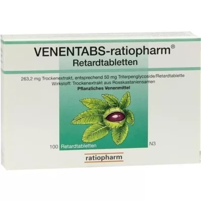 VENENTABS-ratiopharm δισκία παρατεταμένης αποδέσμευσης, 100 τεμάχια