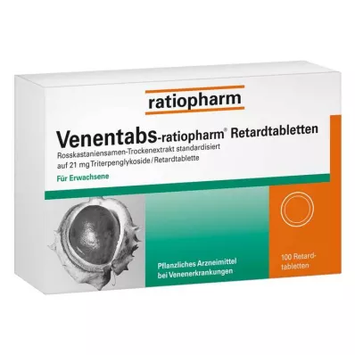 VENENTABS-ratiopharm δισκία παρατεταμένης αποδέσμευσης, 100 τεμάχια VENENTABS-ratiopharm δισκία παρατεταμένης αποδέσμευσης, 100 τεμάχια