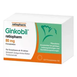 GINKOBIL-ratiopharm 80 mg επικαλυμμένα με λεπτό υμένιο δισκία, 120 τεμάχια