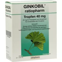 GINKOBIL-ratiopharm σταγόνες 40 mg, 200 ml