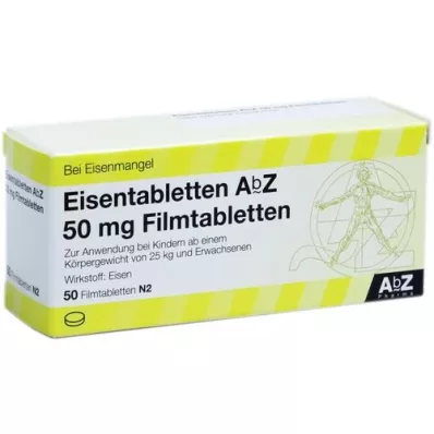 EISENTABLETTEN AbZ 50 mg επικαλυμμένα με λεπτό υμένιο δισκία, 50 τεμάχια