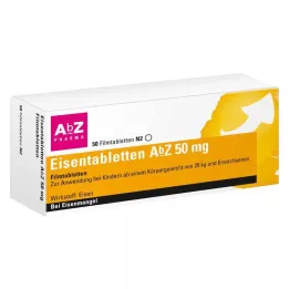 EISENTABLETTEN AbZ 50 mg επικαλυμμένα με λεπτό υμένιο δισκία, 50 τεμάχια
