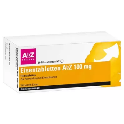 EISENTABLETTEN AbZ 100 mg επικαλυμμένα με λεπτό υμένιο δισκία, 50 τεμάχια