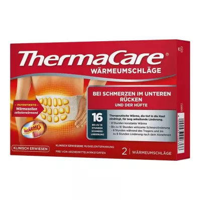 THERMACARE Τυλίγματα πλάτης S-XL για ανακούφιση από τον πόνο, 2 τεμάχια