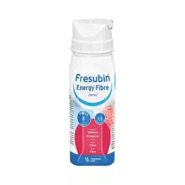 FRESUBIN ENERGY Φυτικές ίνες DRINK Μπουκάλι με φράουλα, 4X200 ml
