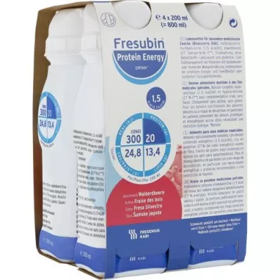 FRESUBIN PROTEIN Ενέργεια DRINK Walderdbe.Trinkfl., 4X200 ml