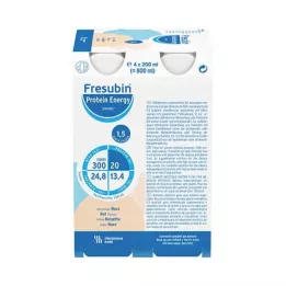 FRESUBIN PROTEIN Ενέργεια DRINK Μπουκάλι πόσιμου ξηρού καρπού, 4X200 ml