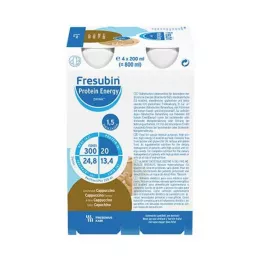 FRESUBIN PROTEIN Ενέργεια DRINK Φιάλη Cappucc., 4X200 ml