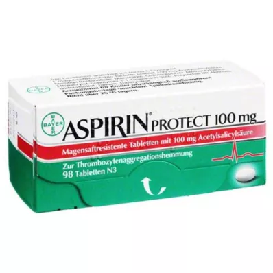 ASPIRIN Protect 100 mg δισκία με εντερική επικάλυψη, 98 τεμάχια