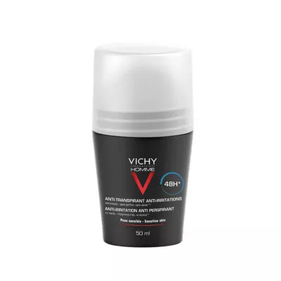 Αποσμητικό roll-on Vichy Homme για ευαίσθητες επιδερμίδες, 50 ml