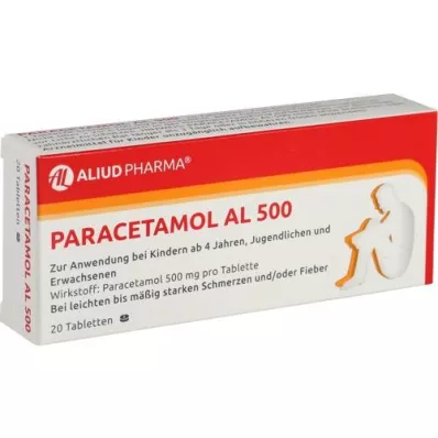 PARACETAMOL AL 500 δισκία, 20 τεμάχια