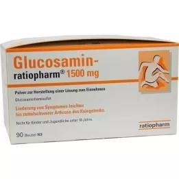 GLUCOSAMIN-RATIOPHARM 1500 mg Plv.για χρήση από το στόμα, 90 τεμάχια