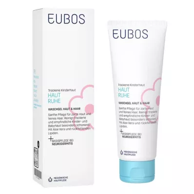 EUBOS KINDER Γέλη πλυσίματος για το δέρμα, 125 ml
