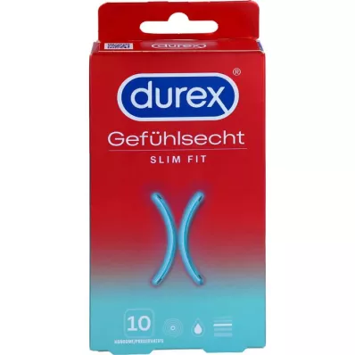 DUREX Sensitive Slim Fit προφυλακτικά, 10 τεμάχια