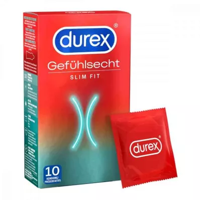 DUREX Sensitive Slim Fit προφυλακτικά, 10 τεμάχια