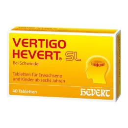 VERTIGO HEVERT SL Δισκία, 40 τεμάχια