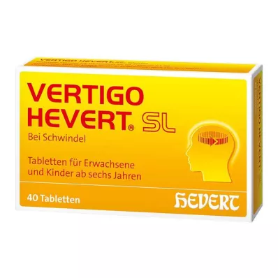 Vertigo Hevert SL δισκία, 40 τεμ