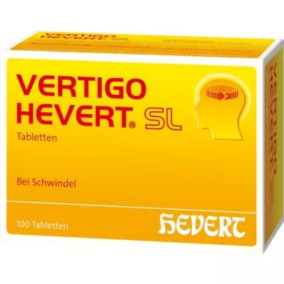 VERTIGO HEVERT SL Δισκία, 100 τεμάχια