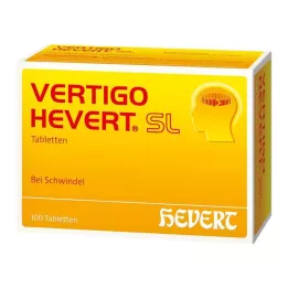 VERTIGO HEVERT SL Δισκία, 100 τεμάχια