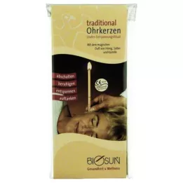 BIOSUN Κεριά αυτιών παραδοσιακά, 10 τεμ