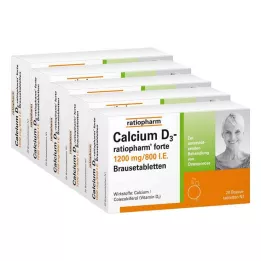 CALCIUM D3-ratiopharm forte αναβράζοντα δισκία, 100 τεμάχια