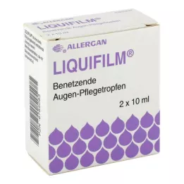LIQUIFILM Ενυδατικές οφθαλμικές σταγόνες, 2X10 ml