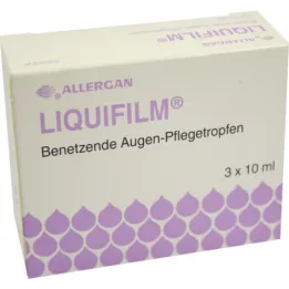 LIQUIFILM Ενυδατικές οφθαλμικές σταγόνες, 3X10 ml