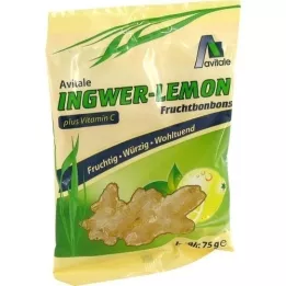 INGWER LEMON Bonbons+Βιταμίνη C, 75 g