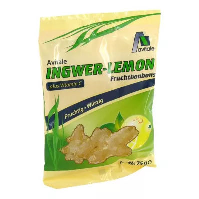 INGWER LEMON Bonbons+Βιταμίνη C, 75 g INGWER LEMON Bonbons+Βιταμίνη C, 75 g