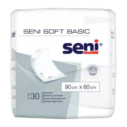 SENI Προστατευτικό μαξιλάρι κρεβατιού Soft Basic 60x90 cm, 30 τεμάχια
