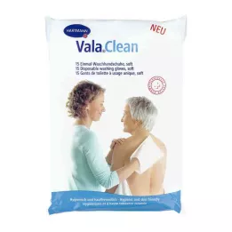 VALACLEAN μαλακά γάντια πλύσης μίας χρήσης, 15 τεμ