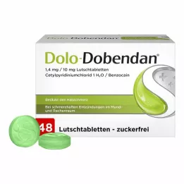 DOLO-DOBENDAN 1,4 mg/10 mg παστίλιες, 48 τεμάχια