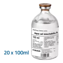 AQUA AD ενέσιμο διάλυμα injectabilia, 20X100 ml