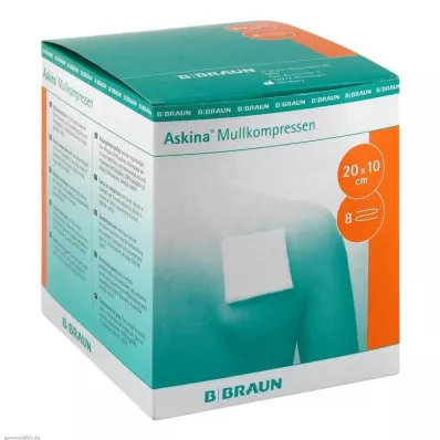 Γάζες Askina κομπρέσες 10x20, 25x2 τεμάχια