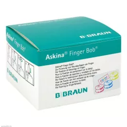 ASKINA Finger Bob χρωματιστά, 50 τεμάχια