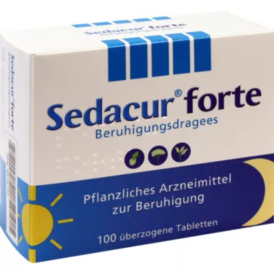 SEDACUR forte ηρεμιστικές παστίλιες, 100 τεμάχια