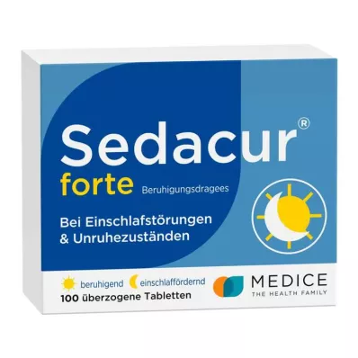 SEDACUR forte ηρεμιστικές παστίλιες, 100 τεμάχια SEDACUR forte ηρεμιστικές παστίλιες, 100 τεμάχια