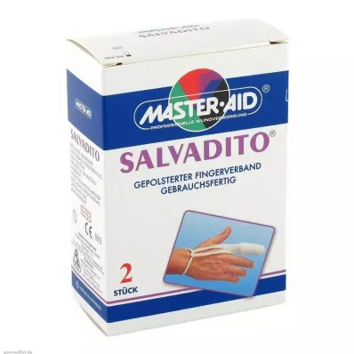 SALVADITO Προκατασκευασμένος επίδεσμος δακτύλων Master Aid, 2 τεμ