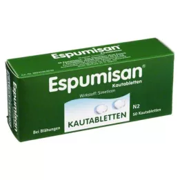 ESPUMISAN Μασώμενα δισκία, 50 τεμάχια