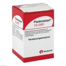 PANKREATAN 10.000 γαστροανθεκτικές σκληρές κάψουλες, 50 τεμάχια