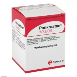 PANKREATAN 10.000 γαστροανθεκτικές σκληρές κάψουλες, 100 τεμάχια